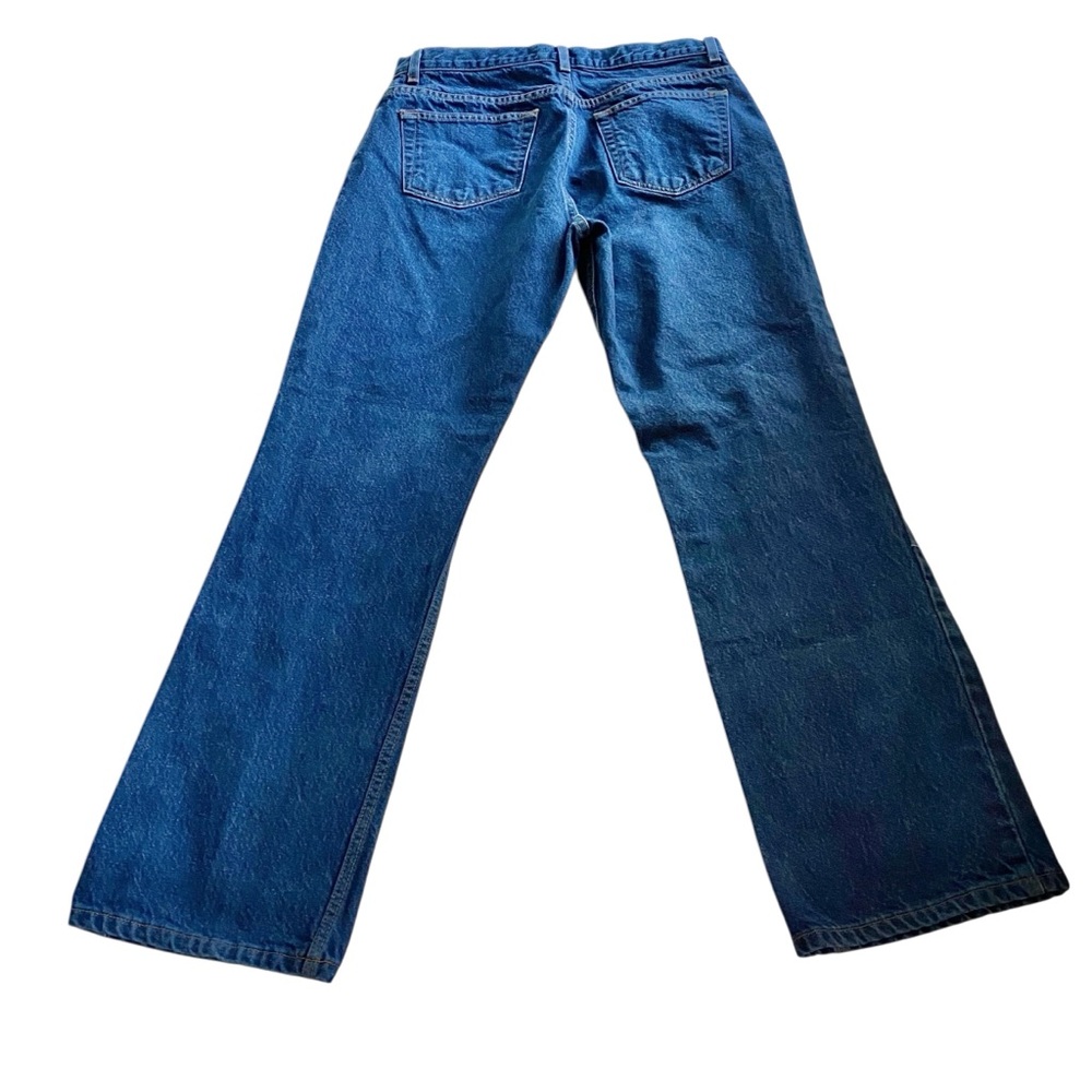 GAP Boot Cut Button Fly High Rise 100% Cotton Denim Jeans Women's Sz 14 - Picture 3 of 6